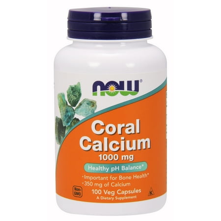 NOW Supplements, Coral Calcium 1000 mg, 100 Veg