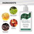 thumbnail image 4 of Set de champú y acondicionador colorante herbal para el cabello, tono moca, de origen vegetal, cobertura gradual de canas, 140 ml., 4 of 5