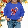 thumbnail image 2 of MIASHUI Chandails en Molleton d'Hiver pour Filles, Chandail à Capuchon de Noël Confortable avec Imprimé Flocon de Neige, Design Tendance pour Enfants, 2 of 4