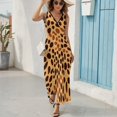 thumbnail image 6 of Leopard Print Pattern Pattern Design Sleeveless Dress Summer Clothes for Women Women's Clothing 2025, 6 of 7