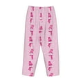 thumbnail image 5 of Haiem Pink Scarf Snowman Women's Pajama Pants Ultra Lightweight Pjs Bottoms Sleepwear Bottom Pants With Pocket Drawstring-X-Large, 5 of 7