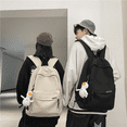 thumbnail image 1 of Mochila para hombre, sencilla, de gran capacidad, para viajes, informal, para estudiantes, de secundaria, universitarios, para hombre, 1 of 5