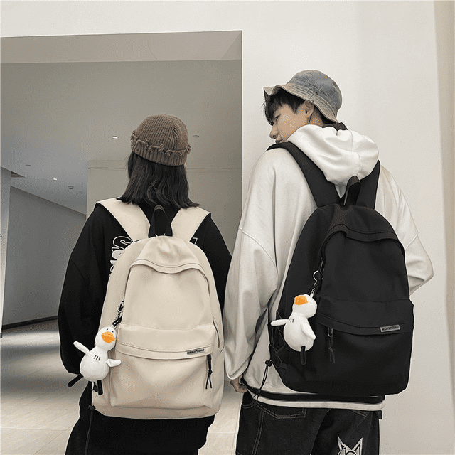 Mochila para hombre, sencilla, de gran capacidad, para viajes, informal, para estudiantes, de secundaria, universitarios, para hombre