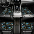 thumbnail image 7 of Pofeuu Cool Off-Road Vehicle Print Car Foot Mat Set of 4 Pieces - All-Weather Full Set Floor Mats for Cars Trucks SUVs, 7 of 7