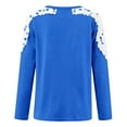 thumbnail image 5 of LYXSSBYX Long Sleeve Shirts for Women Women's Summer Casual Long Sleeve Blouse Round Neck Lace Tops T-Shirt, 5 of 5