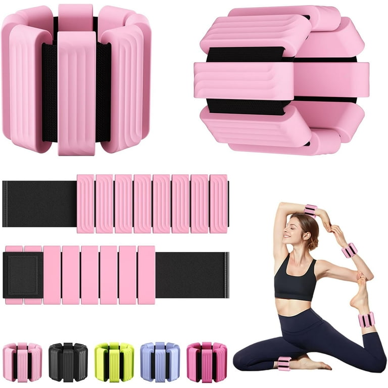 Pilates Wrist and Ankle Weights for Women Adjustable Weighted