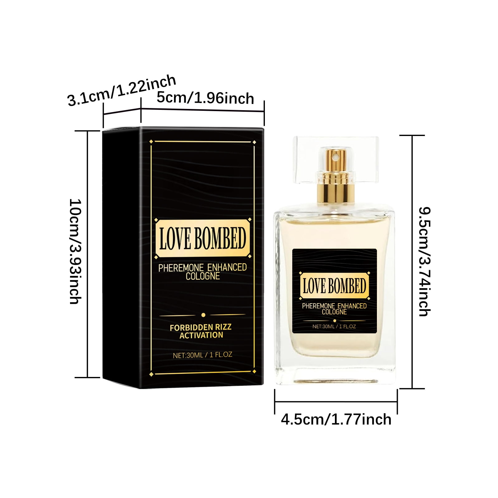 Alvantor Love Bombed Pheromone Cologne for Men 1 fl. oz