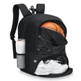 thumbnail image 1 of Bolsa deportiva MoKo, mochila de baloncesto, negra, resistente al agua, 1 of 8