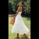 thumbnail image 5 of Vestido Bohemio de Encaje de Crochet para Mujer, Color Liso, con Tirantes Finos para Vacaciones de Verano. L, 5 of 10