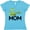 Aqua, variant on Inktastic Snake Mom Cute Women's V-Neck T-Shirt