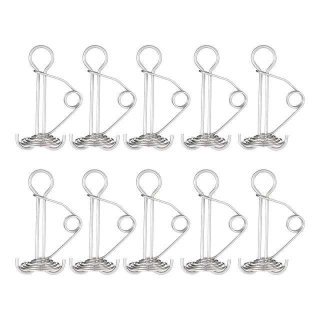 Sonducket Paquete de 10 clavijas de cubierta de resorte en forma de espiral, hebillas de cuerda para clavos, toldo portátil, carpa, toldo, carpas