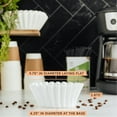 thumbnail image 4 of Tupkee Large Coffee Filters 12 Cup - 1000 Count 9.75" x 4.25" Tall Walled Premium Coffee Filter to Prevent Ground Overflow - Chlorine Free - Compatible with Bunn Commercial & Large Home Machines, 4 of 7