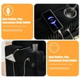 thumbnail image 4 of Homefun Corduroy Oversized Recliner Sofa Bed with Deep Seat 3 Pillows,USB,RGB LED Light Strip,Cup Holder, Side Pocket, 4 of 9