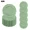 Green, variant on 100 Pcs Antique Charger Plates Bulk, 13 Inch Embossed Rim Party Dinner Plate Chargers Round Decorative Server Plate For Wedding Party Event Tableware