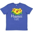 thumbnail image 3 of Inktastic Hawaii Girl Hibiscus Flowers Youth T-Shirt, 3 of 5