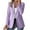 Purple, variant on Sensestyle Womens Blazers Dressy Casual Ladies' Casual Long Slim Fit Shoulder Pad Solid Color Suit Jacket Blazers for Women Business Casual Purple XXL