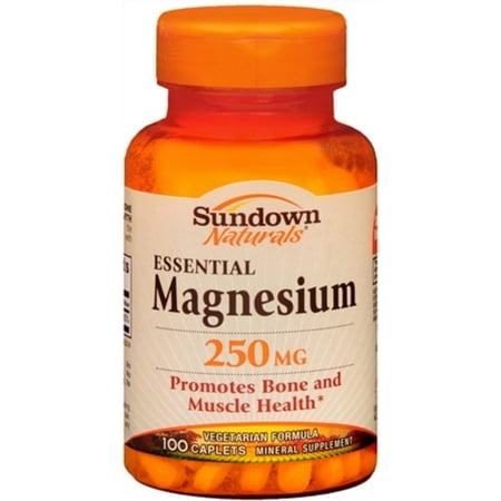 Sundown Magnesium 250 mg Caplets 100 Caplets