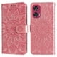 thumbnail image 5 of Funda tipo cartera GANGXUN para Motorola Edge 50 Fusion , diseño girasol, cuero PU, soporte, cierre magnético, tarjetero, 5 of 5