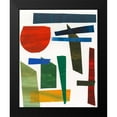thumbnail image 2 of Moore, Regina 15x18 Black Modern Framed Museum Art Print Titled - Colorful Shapes II, 2 of 5