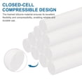 thumbnail image 3 of Uxcell 32.8 ft Backer Rod, 11/32 Inch Diameter Foamed Silicone Foam Caulk Saver, Weather Strip Seal for Sealing Concrete Gaps, Expansion Joints, Crack Filling, Doors, Windows, White, 3 of 6