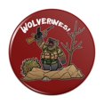 thumbnail image 1 of Wolverines War Rifle Pinback Button Pin, 1 of 4
