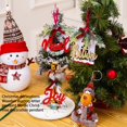 thumbnail image 4 of Bewildely Colgante de Navidad Chimenea Árbol de Navidad Decoración colgante Festival de vacaciones Atmósferas Pieza de Regalo Escaparate Puerta Kits de decoración para fiestas Casa Bewildely HA069785-01, 4 of 6