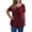 Red, variant on Womens Clothes 2026 ! asdoklhq Womens Plus Size Tops,Womens Plus Size Lace Pachwork Short Sleeve Round Neck Casual Tops Blouse