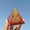Redstone, variant on HOOUN Orgone Pyramid Apatite Crystal Healing Energy Generator EMF Protection Orgonite-Apatite