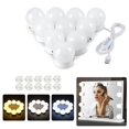 thumbnail image 1 of Vanity Mirror Lights, Dressing Table Mirror Lights Usb Cable With 10 Dimmable Bulbs Led 3 Color Modes, 1 of 5