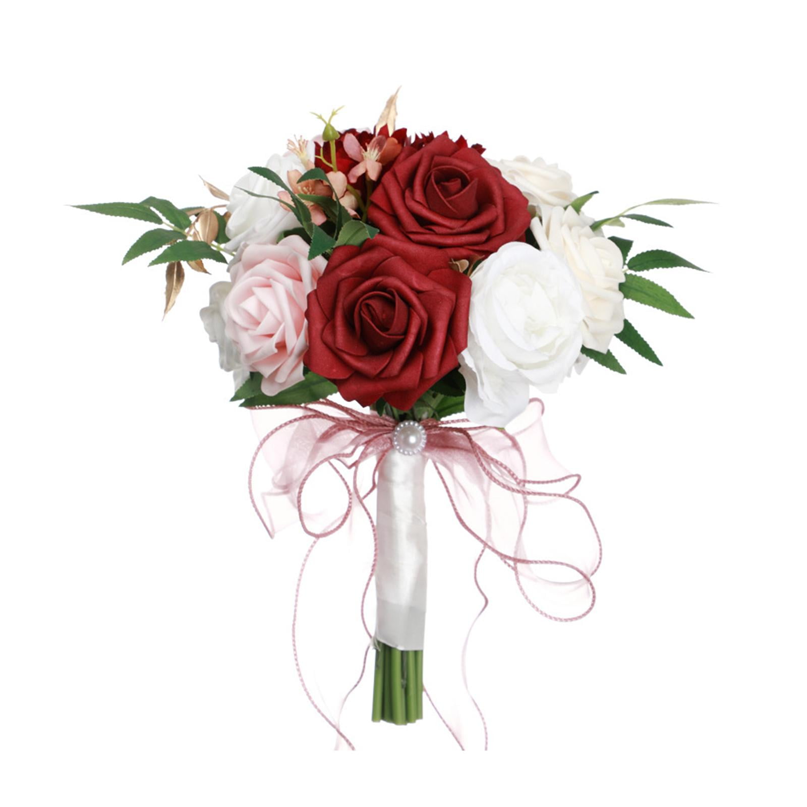 Bridal Bouquet,wedding bridal bouquets holder artificial flowers,Bride