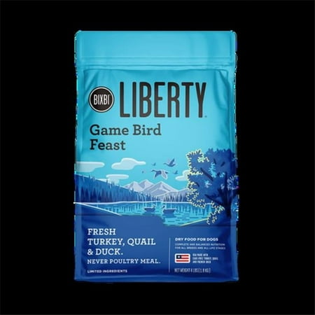 Bixbi 67700558 4 lbs Liberty Gamebird Feast Dog Food