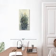 thumbnail image 3 of Elephant Stock Wild Indigo Floral I Wall Art - Vertical Canvas Wall Art - Living Room Wall Decor - Abstract Canvas - Blue And Brown Decor By Tim O'toole - 12" x 24", 3 of 8