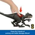 thumbnail image 5 of Jurassic World Ultimate Damage Scorpios Rex Dinosaur Toy Figure with Damage, Light & Sound Toy, 5 of 8