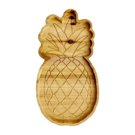 

soikfihs Pineapple Catch All Tr Ay Wooden Pineapple Tray Mother s Day Gift Natural Finish Intricate Detail With Hand Carving Creates A Truly Unique Furnishing