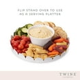 thumbnail image 5 of Twine White Metal Cake Stand, 5 of 8