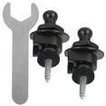thumbnail image 3 of Raindrops 2pcs Guitar Strap End Pins Guitar Strap Locks Buttons for Acoustic Electric Classical Guitar, 3 of 8