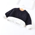 thumbnail image 4 of Baby Girl Boy Knit Sweater Blouse Pullover Sweatshirt Warm Crewneck Long Sleeve Tops for 0-9 Infant Toddler, 4 of 4