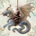 thumbnail image 4 of 2D Santa Claus decorations, Santa Claus Flying On His Pet Decoration-, 4 of 7