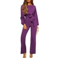thumbnail image 1 of Mono Happy Sailed Dressy para mujer, holgado, color morado, talla XL, 1 of 7