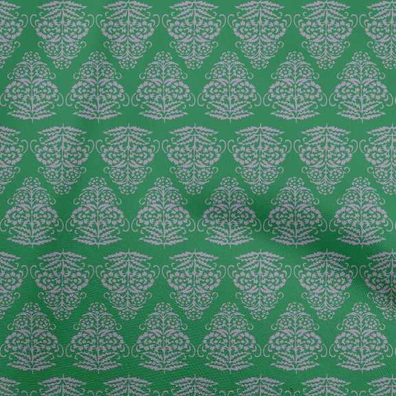 oneOone Polyester Spandex Green Fabric Block Fabric For Sewing Printed Craft Fabric By The Yard 56 Inch Wide-RK