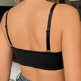 thumbnail image 3 of cocolona Womens Front Button Bras Push Up Lace Balconette Wireless Soft Adjustable Strap Daily Bras, 3 of 6