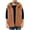 Orange, variant on ZCFZJW Faux Fuzzy Vest Men Winter Warm Sleeveless Open Front Cardigan Sherpa Fleece Jacket Stand Collar Jacket Thermal Vest Casual Winter Jacket Black S