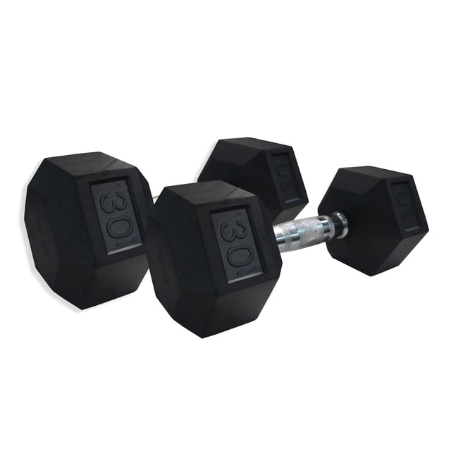 Mancuernas hexagonales UrbanFit Pro 2 piezas 30 lbs Acero Neopreno Caucho Goma