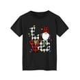thumbnail image 5 of XCHQRTI Christmas Tree Shirt for Women Plus Size Tshirt Short Sleeve Graphic Top, 5 of 11