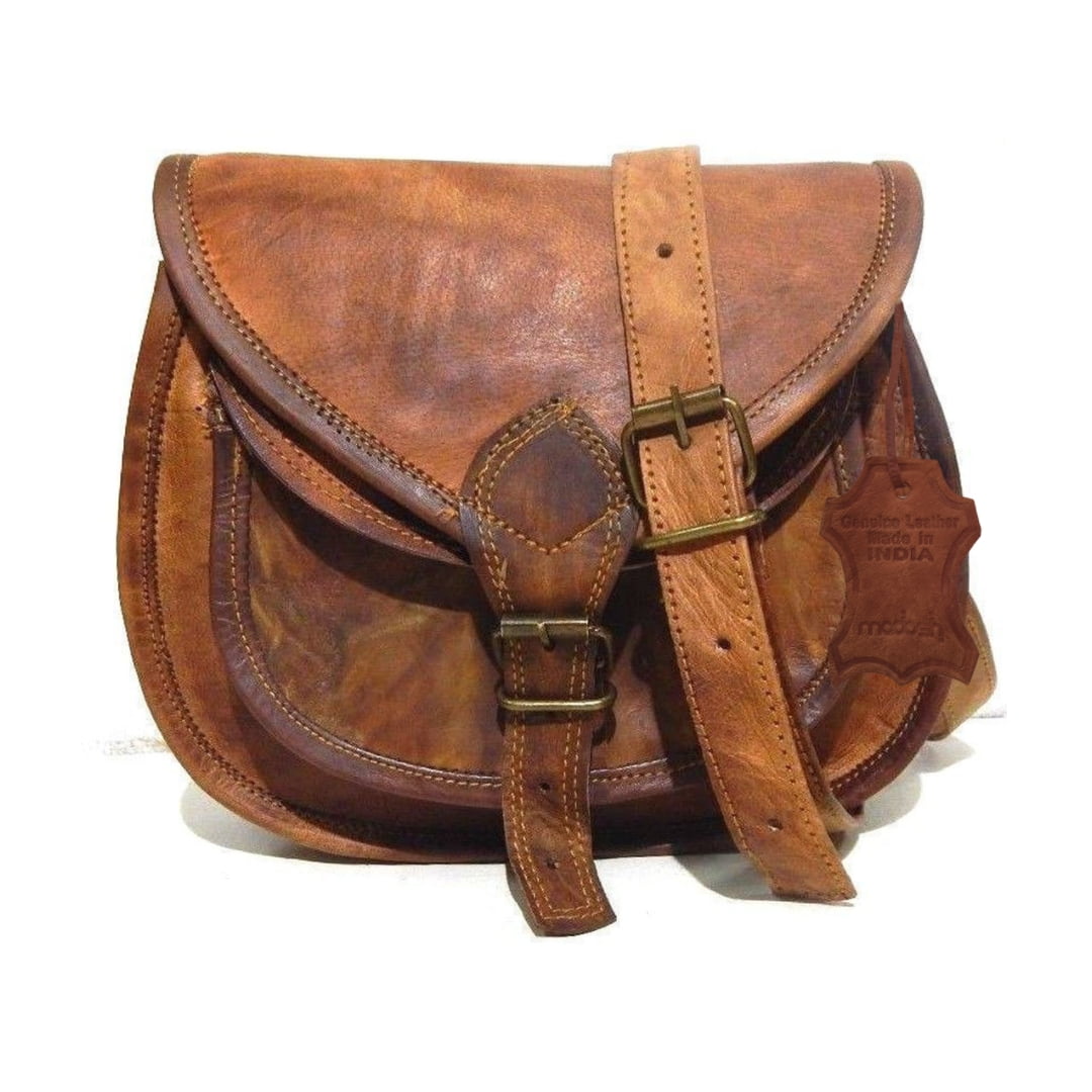 Mad Over Shopping Genuine Leather Women s Shoulder Small Sling Satchel Purse Bag New Vintage