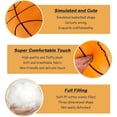 thumbnail image 3 of Almohada de baloncesto de peluche de 11 pulgadas, pelota deportiva rellena, juguete decorativo, regalo para niños y niñas, 3 of 5