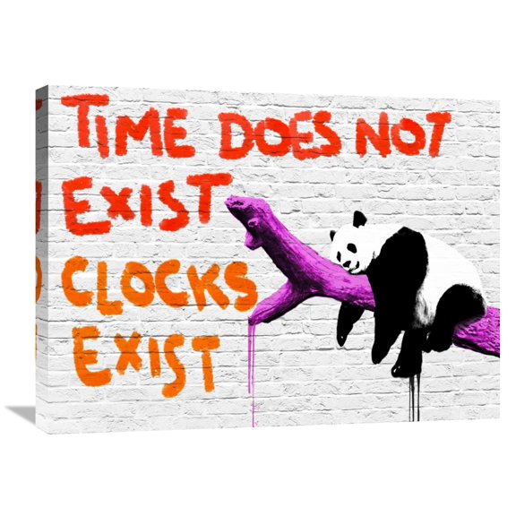 Global Gallery Masterfunk Collective,'Time does not exist' Stretched Canvas Artwork