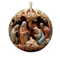 thumbnail image 2 of Hwkond Christmas Tree Pendant Decoration Nativity Christmas Ornament, Christmas Tree Decorations, Pendant Acrylic Car Accessories, 2 of 5