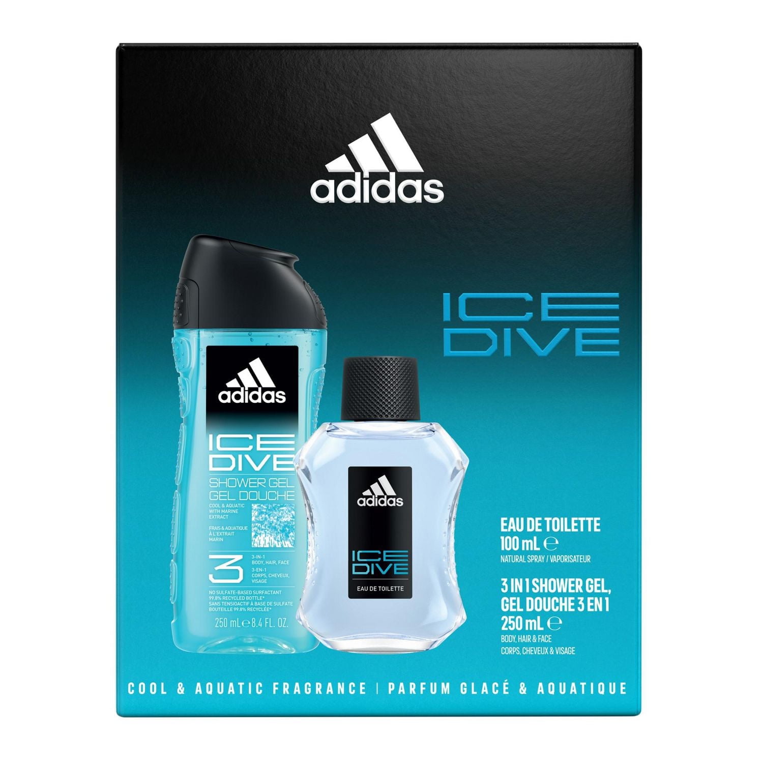 Ice Dive Giftset including an Eau de Toilette and Shower Gel