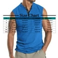 thumbnail image 2 of Aofany Tank Tops for Men Big and Tall Plus Size Sleeveless V Neck Loose T Shirts with Pockets Casual Solid Lightweight Pullover Muscle T-Shirts, 2 of 4